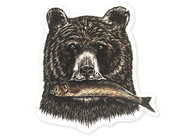 Brutus The Bear Sticker